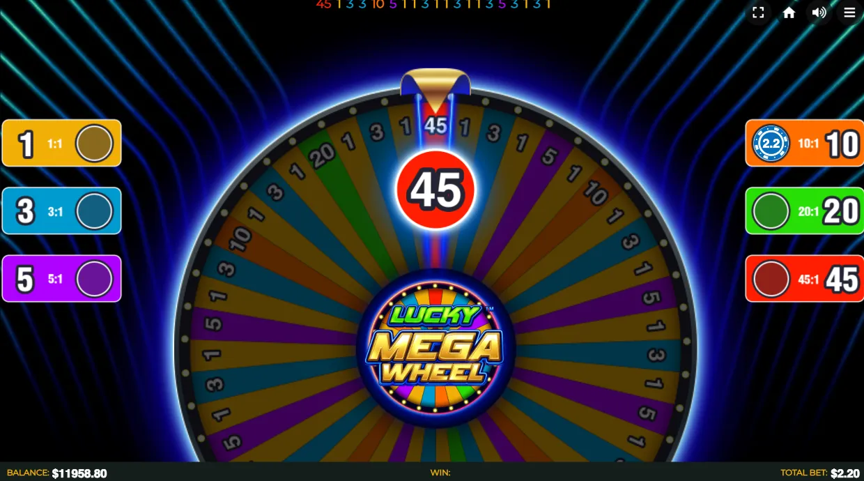 Lucky Mega Wheel demo